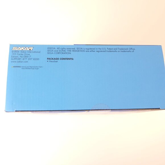 Sakar Sonic The Hedgehog Gaming Headset with Communication Mic Comfortable Sega - Picture 8 of 9